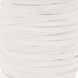 Strikk 7mm Flat Hvit 150m