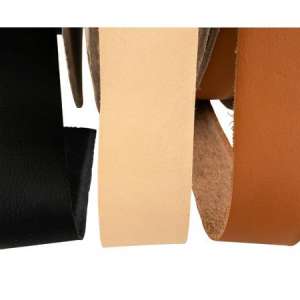 Kraftig skinnbånd - lærbånd 40mm pr meter