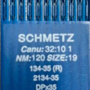 Nål 134-35 R NM120 Size19 Schmetz 10pk