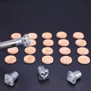 Stempel-sett Symboler 32stk til skinn