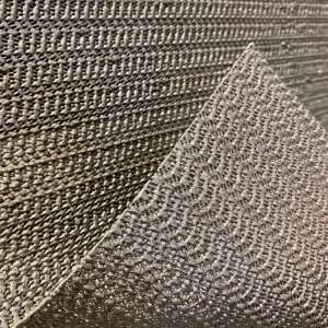 Antisklimatte - struktur duk 160cm Sort pr meter