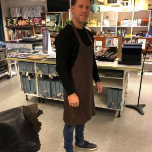 Forkle i ekte skinn - til deg