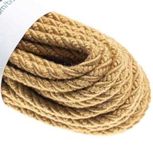 Møbelsnor lys gull matt 12,5m