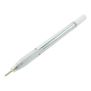 Fettpenn sølv til lær skinn og tre