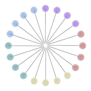 Tind Knappenåler 53mm 50pk Quilting Patchwork