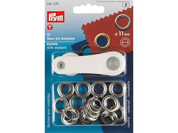 Maljer 11mm sølv - Prym