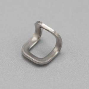 Stopper YKK 9mm metal blanke 100stk