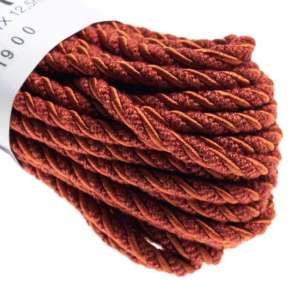 Møbelsnor orange/rød matt/shiny 12,5m