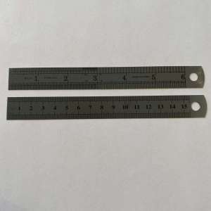 Linjal 15cm - Stainless Steel Ruler