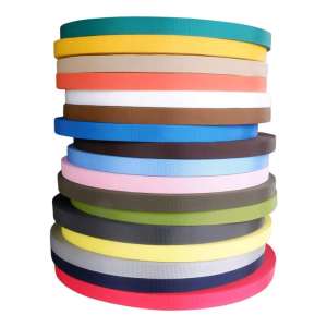 Bånd PP 25mm Webbing Nylongjord 10m RULL - Flere farger