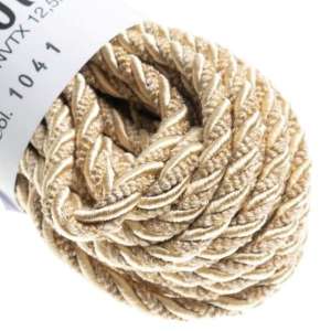 Møbelsnor beige matt/shiny 12,5m