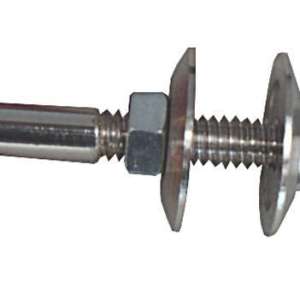 Spindel 6mm med muttere & skiver for poleringsskiver