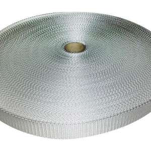 Bånd webbing 25mm PES (ekstra sterk) HVIT 50m