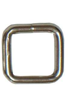Firkant Ring Sveiset 20x20 mm pr stk