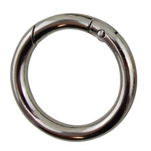 Karabinkrok rund 35mm Nikkel