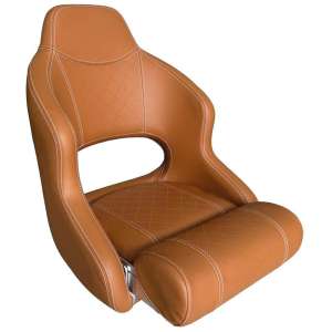 Sailcroft Båtstol Port Royal Cognac Diamond Stikningssøm