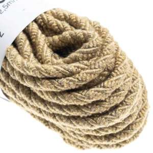 Møbelsnor gul/beige matt 12,5m