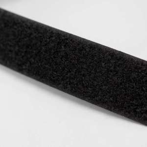 Borrelås 20mm Sort Løkke 25meter