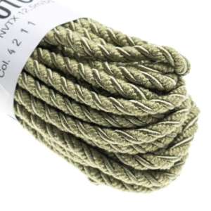 Møbelsnor lysgrønn matt/shiny 12,5m