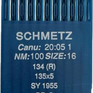 Nål 134 R NM100 Size16 135x5 SY 1955 DPx5 Schmetz 10pk