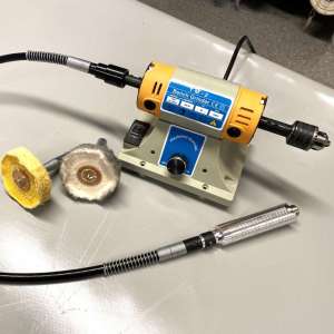 Trym5 Poleringsmaskin Pakke 2 - borepatron flexikabel & håndtak