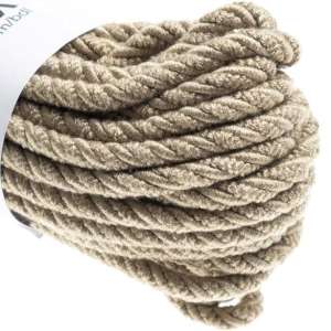 Møbelsnor lysbeige matt 12,5m