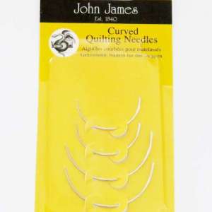 Buet nål 4stk JohnJames Krumnål Kroknål