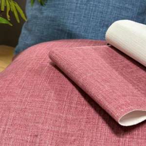 Pulse Burgundy - møbel & putestoff metervare