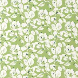 Green & White - Floral E643