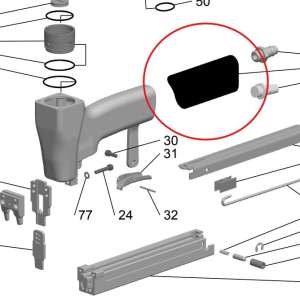 Gummigrep 035292 pos84 JK20 til Proff Krampepistol Josef Kihlberg