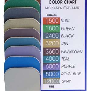 Micro-Mesh slipeputer 1500-12000 50x50mm 9stk