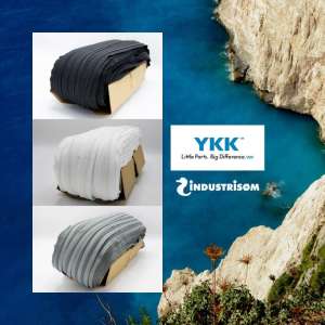 Glidelås 6mm YKK - 200 meter