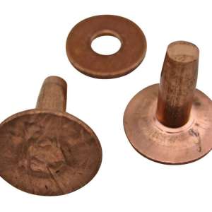 Kobbernitter 13mm med skive 50stk