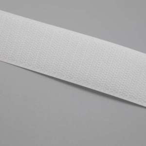 Borrelås RULL 30mm HVIT Krok 25meter