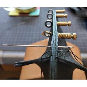 Posisjonsnål 6-12mm Håndsøm i skinn & lær