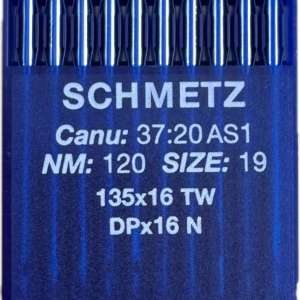 Nål 135x16 TW NM120 Size19 DPx16 N LL Skjærspiss 10pk