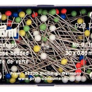 Glasshode knappenåler No. 9/10g 30x0,6mm