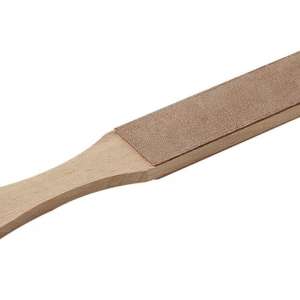 Tyri Trehåndtak med Lærstropp finsliping & polering