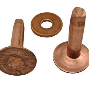 Kobbernitter 20mm med skive 50stk