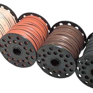 Flat lærsnor 3x1mm - 3m