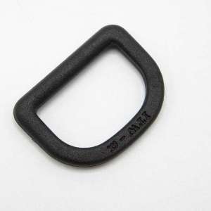 D-ring 30 mm sort