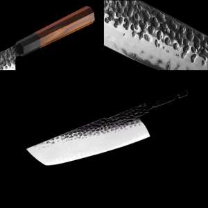 Nakiri knife 7" 180mm knivblad AUS10 laminert med 430 stål