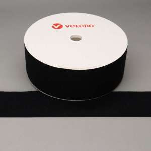 Borrelås 100mm Sort Løkke metervare