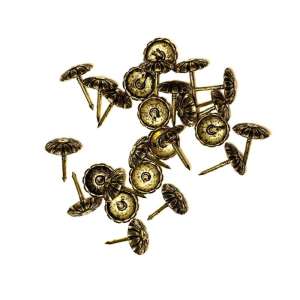 Møbelspiker Blomst Bronse renessanse 547W 14mm 100stk*
