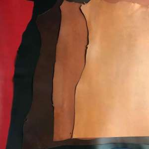 Lærstykke 20x30cm Farget 1.4-1.6mm