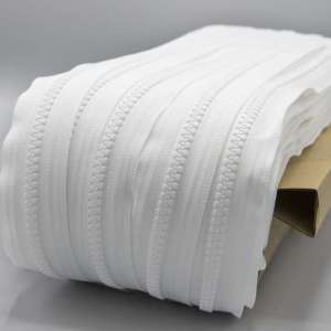 Glidelås 9mm YKK Metervare HVIT