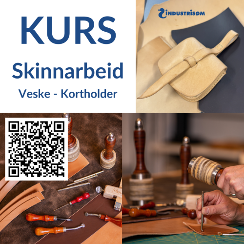 Kurs Håndlaget Skinnveske 14. november 2026